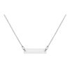collierchainemireille silverwhite