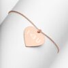 engraved silver heart chain necklace 18k rose gold coating lifestyle 4 62a87ef1d3983