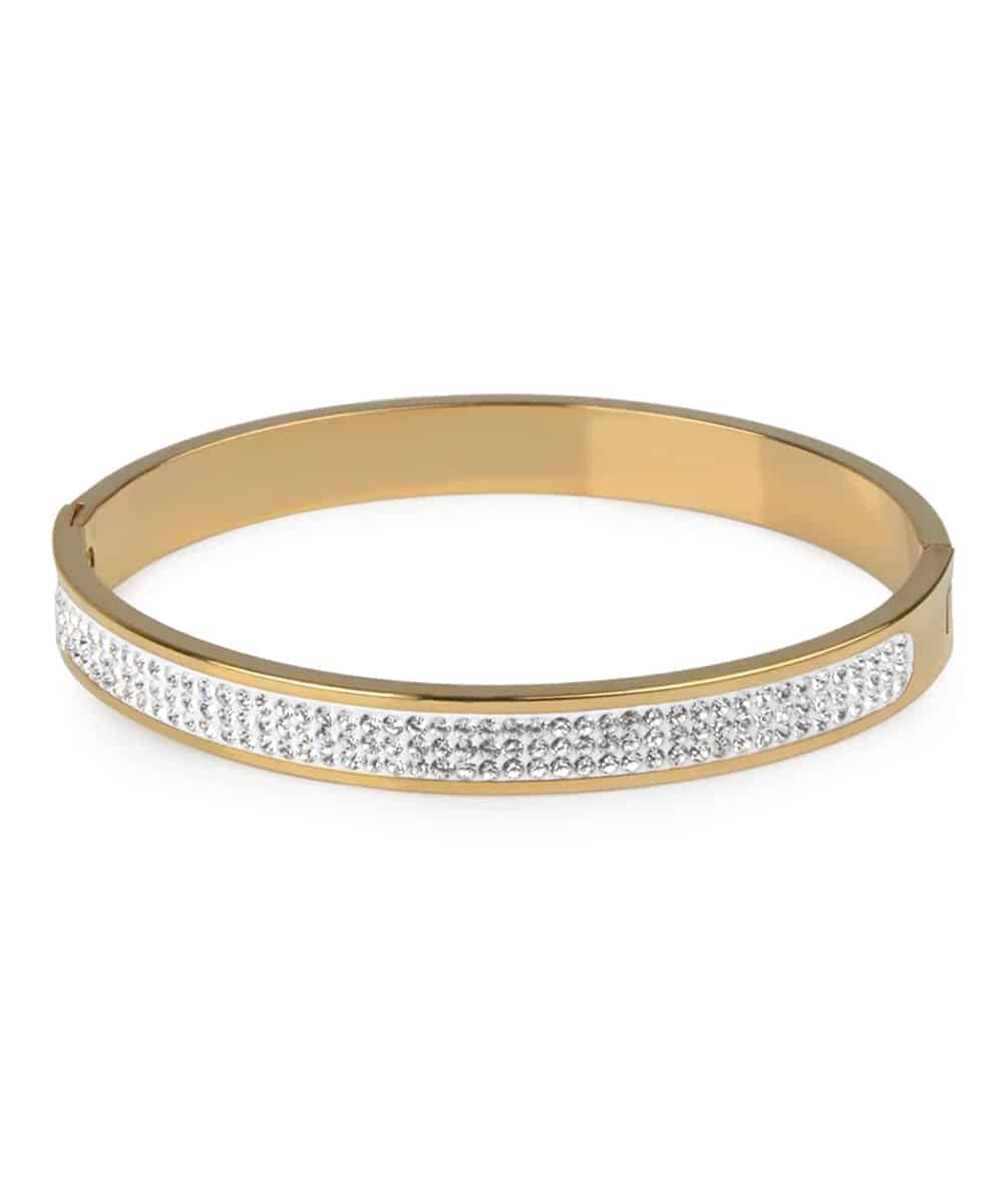 BRACELET HARENA ACIER DORE 1