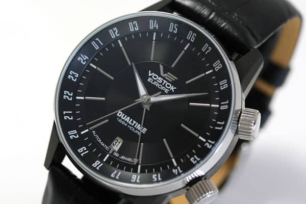 MONTRE VOSTOK-EUROPE GAZ 14 LIMOUSINE DUALTIME NOIR