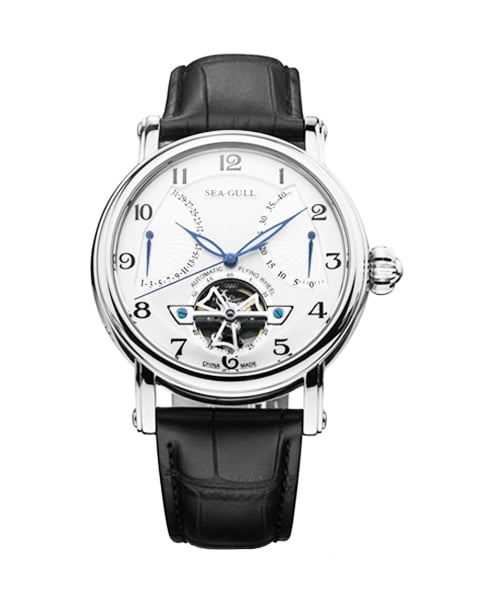MONTRE SEA-GULL FLYING WHEEL DATE INDICATOR