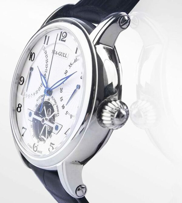 MONTRE SEA-GULL FLYING WHEEL DATE INDICATOR