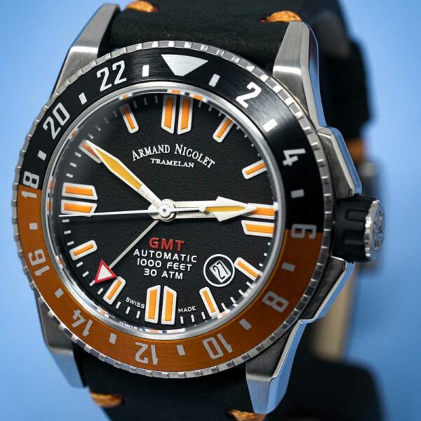Armand Nicolet JSS Super Sport GMT A486HOA NR P0480NO8 Conteenium 14
