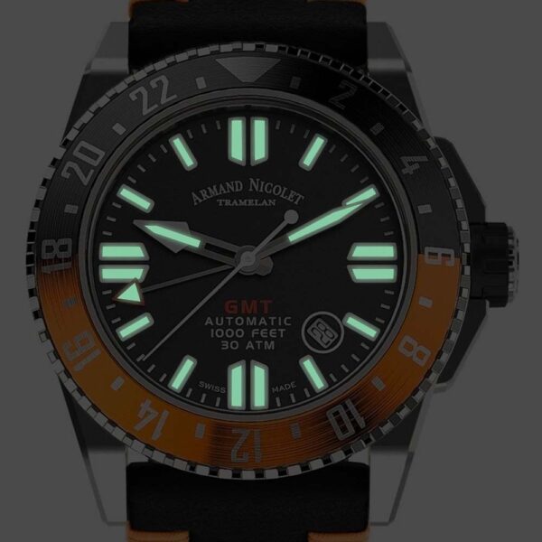 Armand Nicolet JSS Super Sport GMT A486HOA NR P0480NO8 Conteenium 19
