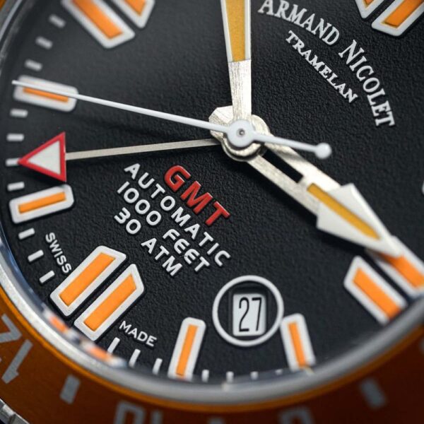 Armand Nicolet JSS Super Sport GMT A486HOA NR P0480NO8 Conteenium 5