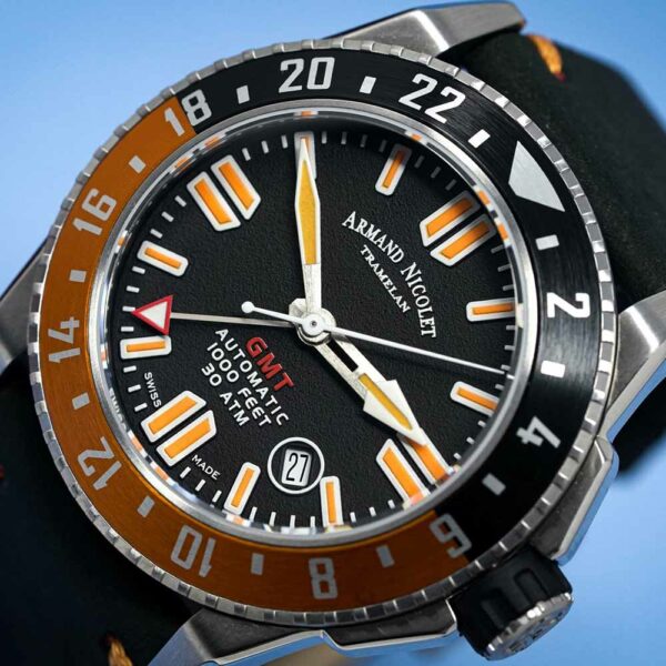 Armand Nicolet JSS Super Sport GMT A486HOA NR P0480NO8 Conteenium 9