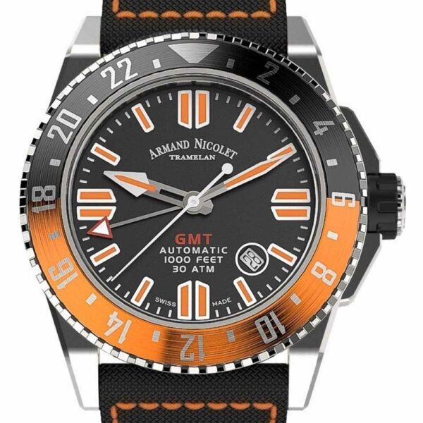 Armand Nicolet JSS Super Sport GMT A486HOA NR P0668NO8 Conteenium 2
