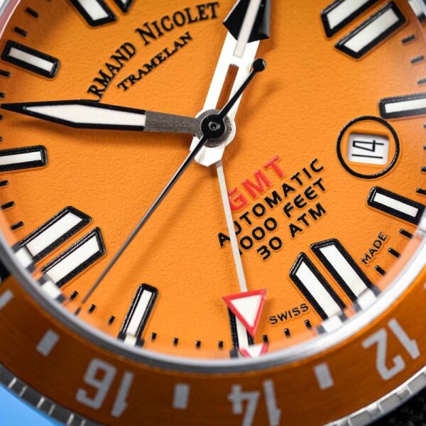 Armand Nicolet JSS Super Sport GMT A486HOA OR P0668NO8 Conteenium 3 1
