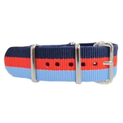 NYLON NATO MARINE ROUGE CIEL
