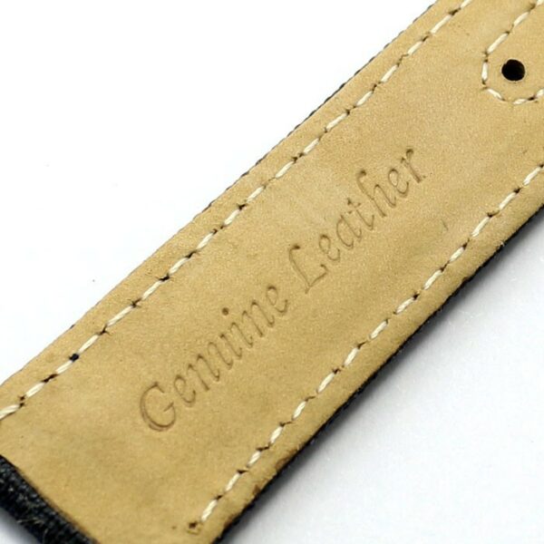 Bracelet Montre Automatique Cuir Bleu