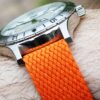 Bracelet Perlon Orange Strap France