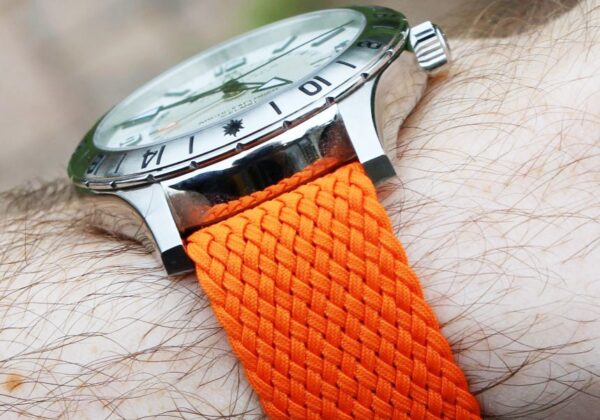 Bracelet Perlon Orange Strap France