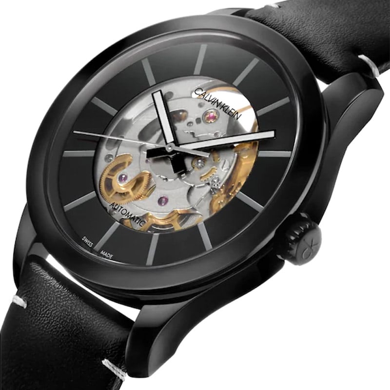 Montre Calvin Klein Swing K9A244CY Skeleton montre automatique