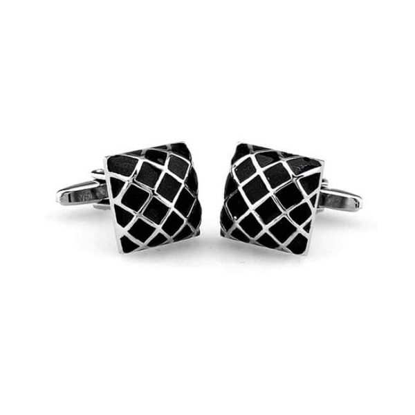 Duvernet Black cufflinks Conteenium 3