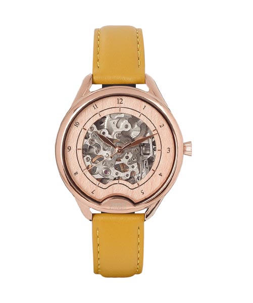 Dwyt ODYSSEY ROSE GLD LISSE jaune moutarde Conteenium 1