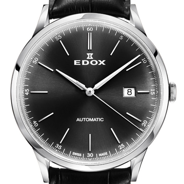 MONTRE EDOX LES VAUBERTS CLASSIC BLACK FDS