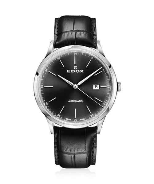 MONTRE EDOX LES VAUBERTS CLASSIC BLACK FDS