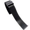 BRACELET ACIER MAILLE MILANAISE FINE NOIR