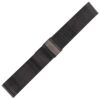 BRACELET ACIER MAILLE MILANAISE FINE NOIR