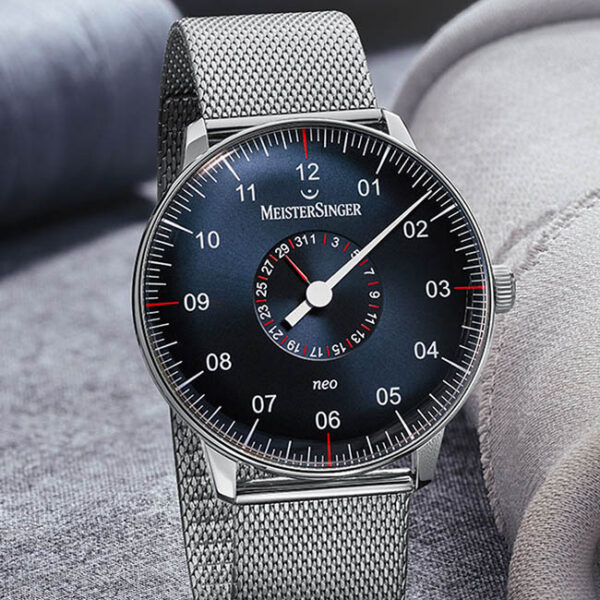 Meistersinger Neo plus sunburst blue NED917 Conteenium 3