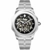 Nappey Skeleton Silver and Black Steel