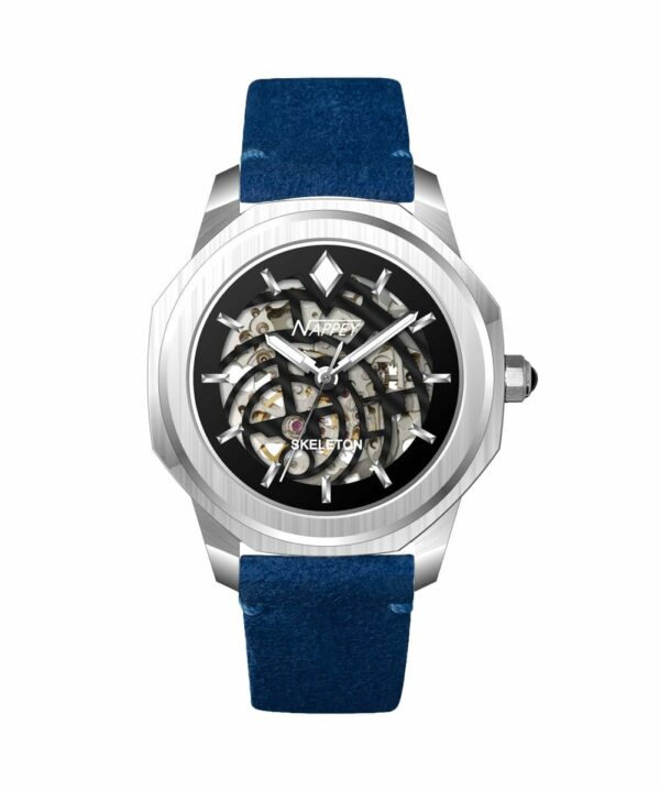Nappey Skeleton Silver and Black SteelNY41 AD1XM 3B4AVITA