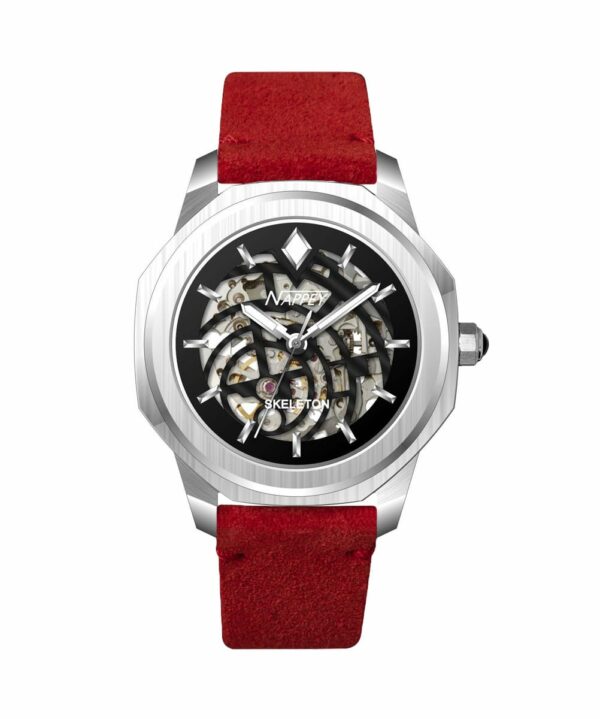 Nappey Skeleton Silver and Black SteelNY41 AD1XM 3B6AVITA
