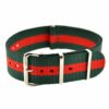 NATO NYLON VERT ROUGE VERT