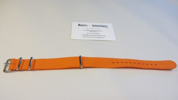Nato bracelet 20 orange