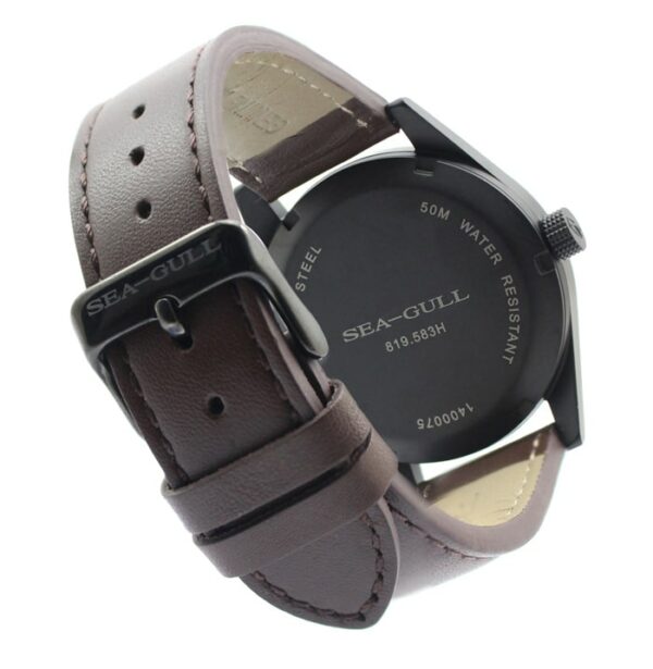 Seagull Fashion Men Automatic Watch 819 583 Luminous Genuine Leather