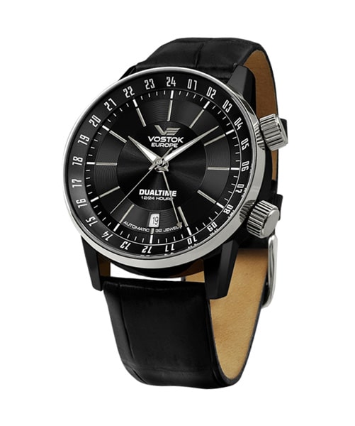 MONTRE VOSTOK-EUROPE GAZ 14 LIMOUSINE DUALTIME NOIR