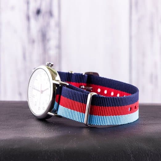 NYLON NATO MARINE ROUGE CIEL
