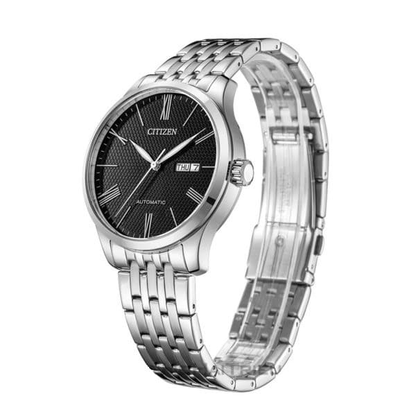 citizen deep black thin automatic