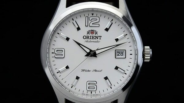 MONTRE ORIENT BROWN LEATHER CHICANE COLLECTION