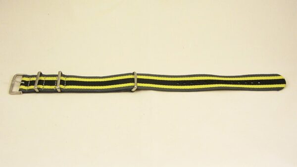 NATO NYLON VERT JAUNE NOIR