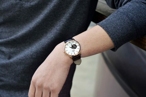 montre orient france esteem dore