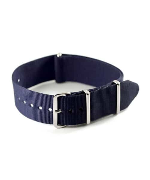 BRACELET NYLON NATO BLEU MARINE