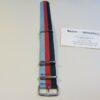 NYLON NATO MARINE ROUGE CIEL