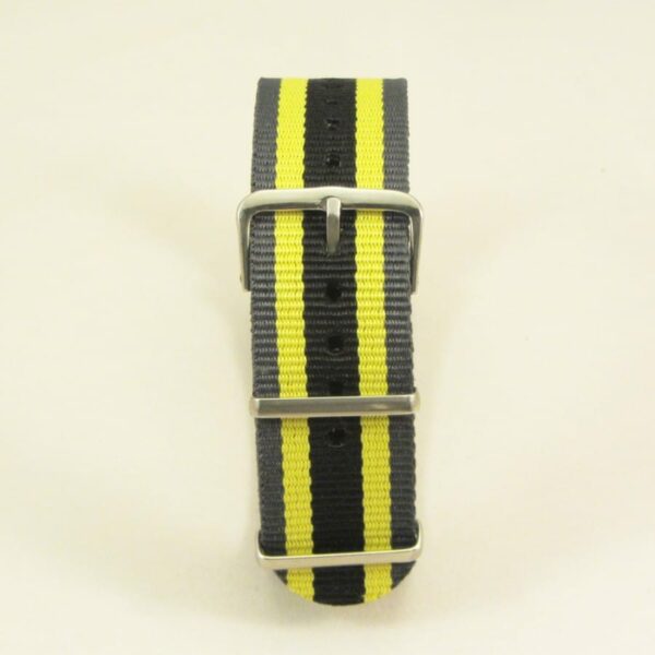NATO NYLON VERT JAUNE NOIR