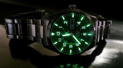 MONTRE SEIKO 5 MILITARY 2 23 JEWELS STEEL