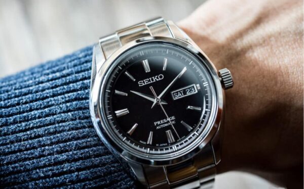MONTRE SEIKO PRESAGE BLACK STEEL
