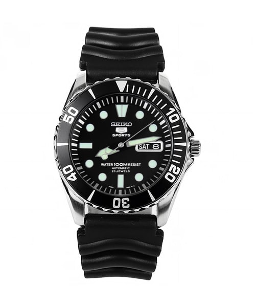 MONTRE SEIKO 5 DIVERS 23 JEWELS RUBBER