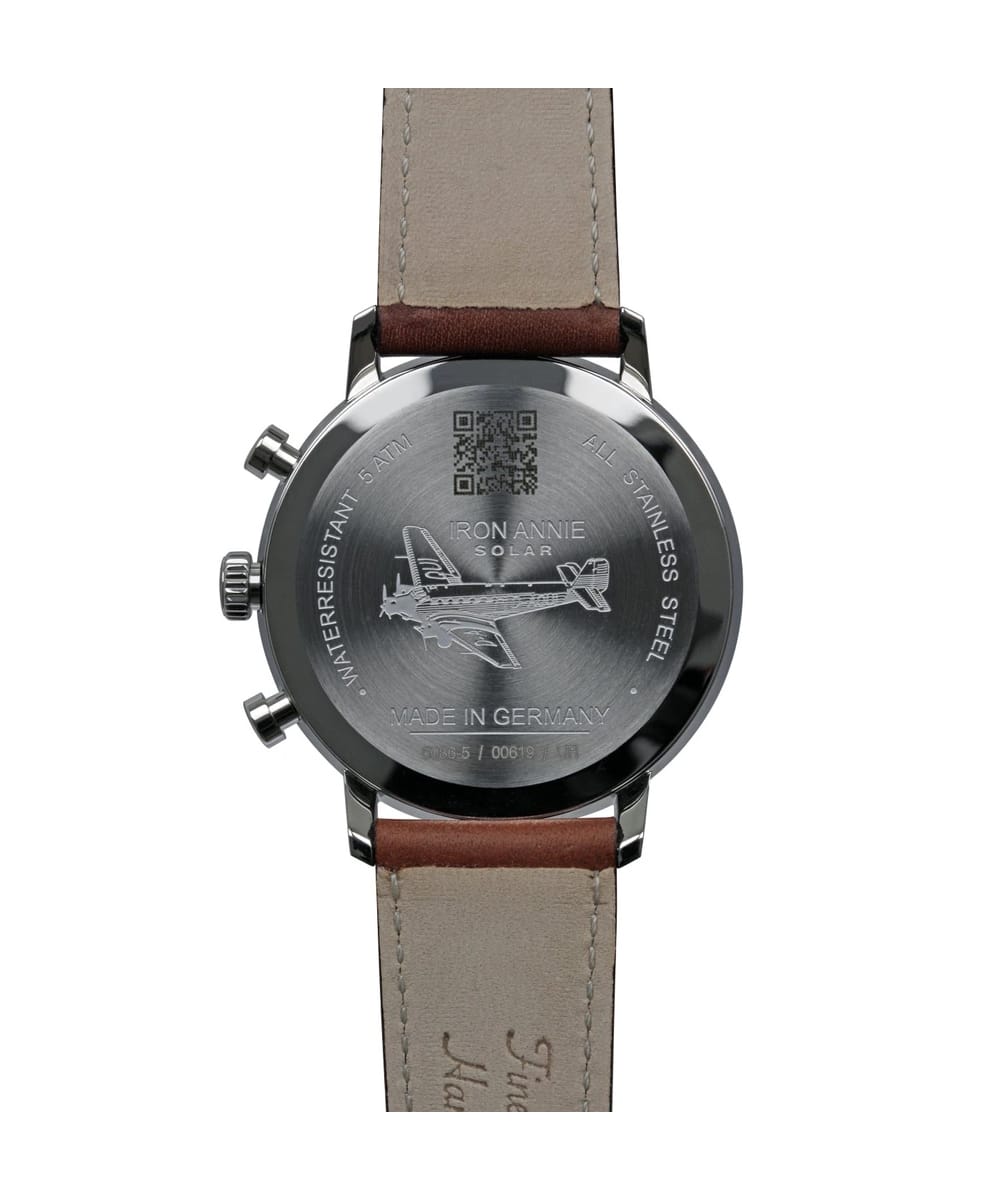 Montre Iron Annie Bauhaus Solaire Marron 5086-5 Montre Solaire