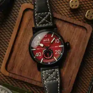 Avi 8 red watch