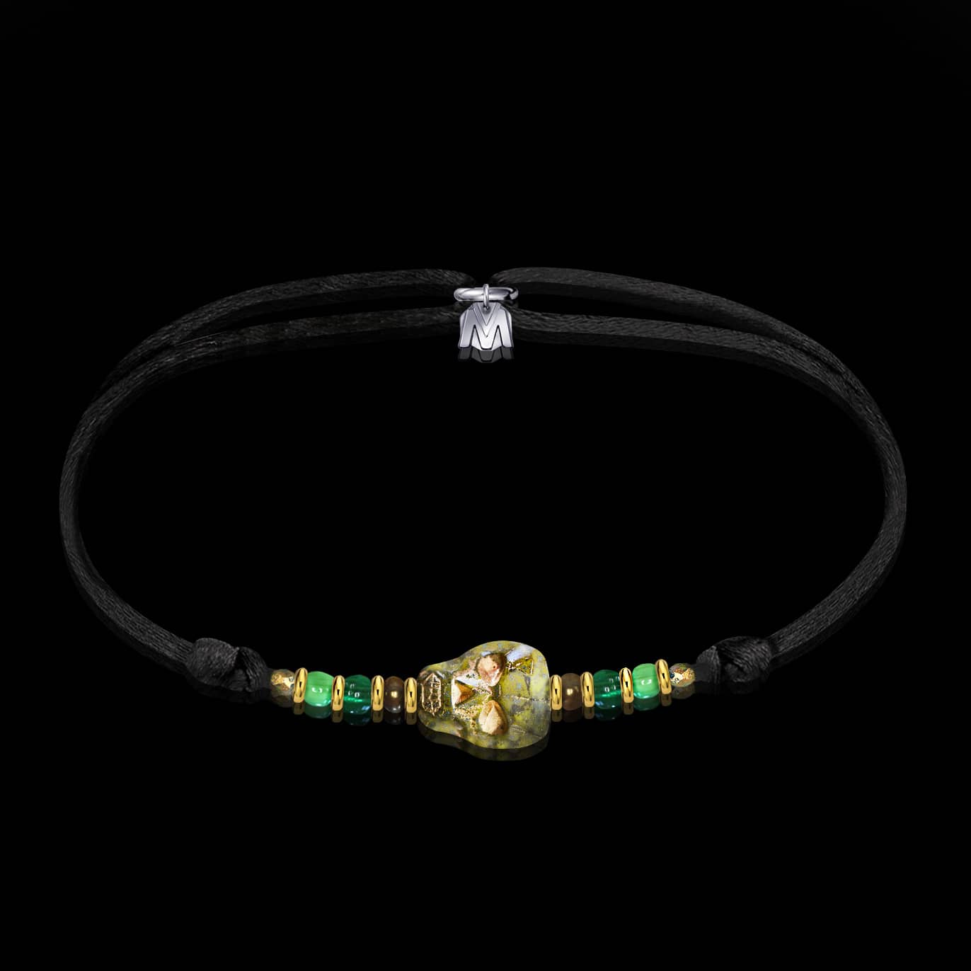 bracelet de vie crane de cristal