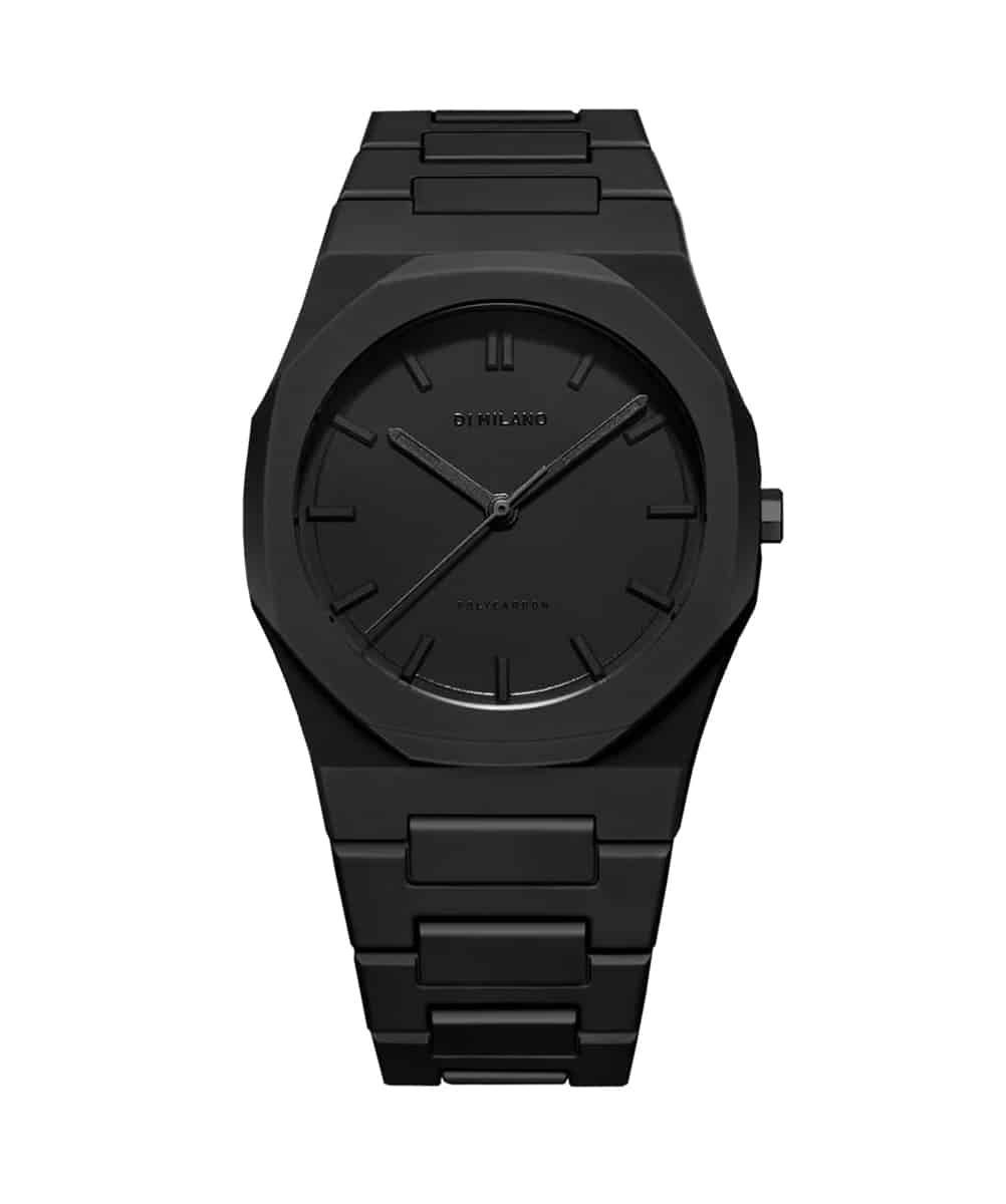  Montre Homme Polycarbon Noir A-PCBJ10 Noir D1 Milano