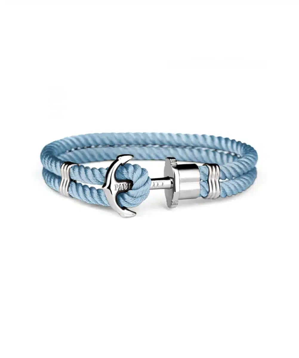 Bracelet Paul Hewitt PHREP Nylon Hellblau Light Blue
