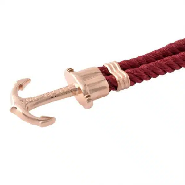 Paul Hewitt Bracelet Nylon Dunkelrot Dark Berry RoseGold PH PH N R Db XS
