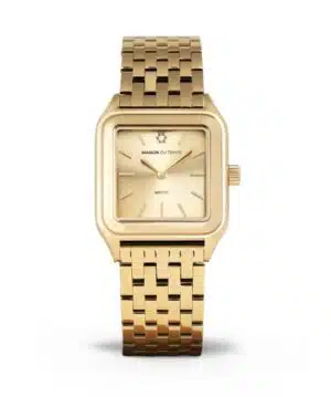 Maison du Temps MTERIS CHAMPAGNE DORE JAUNE ACIER