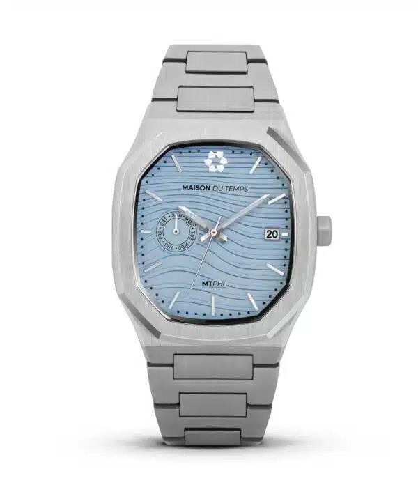 Maison du Temps MTPHI DAY DATE ACIER BLEU